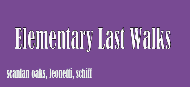  elementary last walks on purple background
